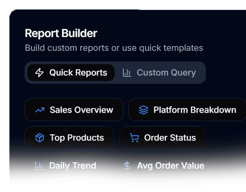 Quick Reports